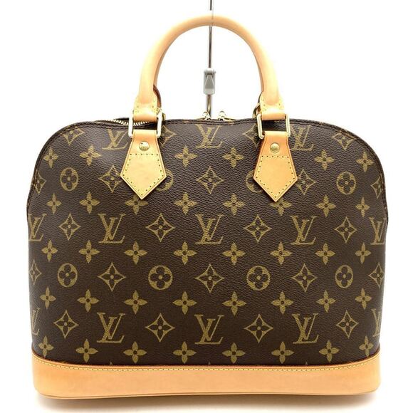 LOUIS VUITTON Brown Monogram Canvas Alma Bag - Picture 1 of 11